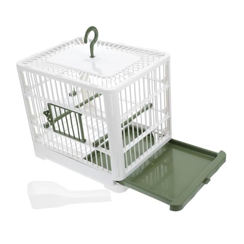 Toyvian Taubenkäfig Vogelkäfig mit Ständer Vogelreisekäfig Vogelkäfigständer Vogelträger Reisekäfig für Papageienträger kleine Vogelkäfige Taubennest Transportkäfig für Vögel Abs Weiß Toyvian Taubenkäfig Vogelkäfig mit Ständer Vogelreisekäfig Vogelkäfigständer Vogelträger Reisekäfig für Papageienträger kleine Vogelkäfige Taubennest Transportkäfig für Vögel Abs Weiß von Toyvian