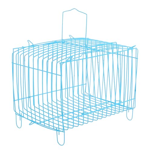 Toyvian Handgehaltener Vogelkäfig Tragbarer Käfig Für Vögel Ideal Für Reisen Mit Papageien Und Wellensittichen Kleiner Blauer Transportkäfig Für Haustiere Vogelträger Für Unterwegs von Toyvian