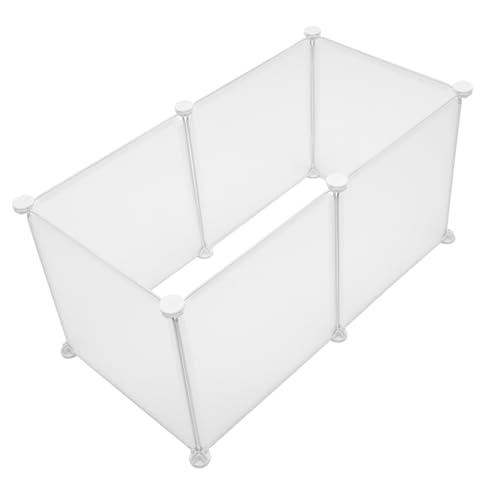 Toyvian Teiliges Mini freigehege für Kleintiere Assemble Zaun aus Mattem Weiß Sicherer Auslauf für Hamster Kaninchen und Igel Installieren für Drinnen und Draußen Toyvian Teiliges Mini freigehege für Kleintiere Assemble Zaun aus Mattem Weiß Sicherer Auslauf für Hamster Kaninchen und Igel Installieren für Drinnen und Draußen von Toyvian