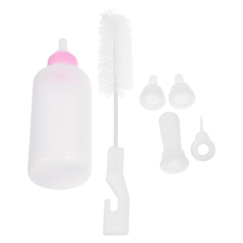 Toyvian Teiliges Pet Nurser Flaschen für Neugeborene Welpen und Kätzchen Kleine Milchflaschen aus Elastischem Leichtem Material Tragbar und Langlebig für Einfache Fütterung Unterwegs von Toyvian