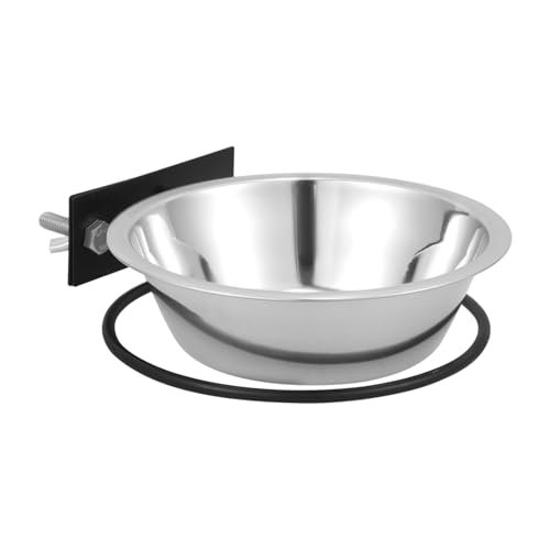 Toyvian Tierfutterbehälter Katzenwasserschale erhöhte Schale Futternäpfe Hundenapf groß Katzennapf Wiederverwendbare Katzenschale Katzenfutterbecken Rostfreier Stahl Silver Toyvian Tierfutterbehälter Katzenwasserschale erhöhte Schale Futternäpfe Hundenapf groß Katzennapf Wiederverwendbare Katzenschale Katzenfutterbecken Rostfreier Stahl Silver von Toyvian