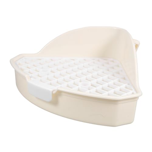 Toyvian Töpfchentrainer Ecktoilette für Kleintiere Abnehmbar und Wiederverwendbar für Hamster und Sorgt für Gewohnheiten von Toyvian