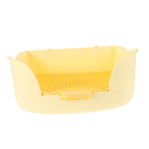 Toyvian Toilette Ecktoilette für Kleintiere Spritzwassergeschützte Katzentoilette aus Kunststoff für Meerschweinchen und Chinchillas Einfache und Verbessertes Litter Training Toyvian Toilette Ecktoilette für Kleintiere Spritzwassergeschützte Katzentoilette aus Kunststoff für Meerschweinchen und Chinchillas Einfache und Verbessertes Litter Training von Toyvian