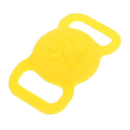 Toyvian Tracker-Fall Aus Versteckt Aufkleber Luftmarkenhalter Für Hunde Inhaber Air-Tag-uhrenhalter Für Hundehalsband Alternative Kette Schutzhülle Für Air-Tags Locator Kieselgel Yellow Toyvian Tracker-Fall Aus Versteckt Aufkleber Luftmarkenhalter Für Hunde Inhaber Air-Tag-uhrenhalter Für Hundehalsband Alternative Kette Schutzhülle Für Air-Tags Locator Kieselgel Yellow von Toyvian