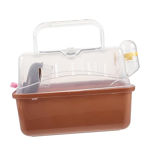 Toyvian Tragbare Hamster Tragetasche für Kleintiere Outdoor Hamsterkäfig mit Belüftung für Reisen Ausflüge und Komfortabel und Sicher für Hamster und Mäuse von Toyvian
