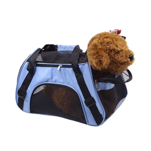 Toyvian Tragbare Haustier Rucksack Tragetasche mit Netzfenster Verstellbaren Gurten und Reißverschlüssen Faltbar Atmungsaktiv für Hunde und Katzen S Outdoor Reisetasche Blau Toyvian Tragbare Haustier Rucksack Tragetasche mit Netzfenster Verstellbaren Gurten und Reißverschlüssen Faltbar Atmungsaktiv für Hunde und Katzen S Outdoor Reisetasche Blau von Toyvian