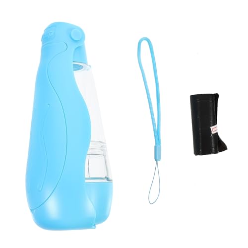 Toyvian Tragbare Hundetrinkflasche mit Auslaufsicherem Design Langlebig für Reisen Outdoor Haustier Wasserspender und Futterbehälter Praktisch für Unterwegs von Toyvian