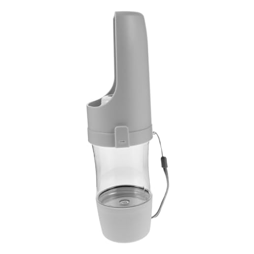Toyvian Tragbare Hundetrinkflasche mit Futterspender Kratzfestes Leichtes Design Wasser Futter für Outdoor Wandern Camping Praktische Haustier Trinkflasche von Toyvian