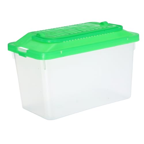 Toyvian Tragbare Transparente Kunststoff Schildkrötenbox mit Optimaler Belüftung Leichtes Reptilien Terrarium und Goldfisch Fütterungsbox Mittlere für Haustiertransport und Outdoor Toyvian Tragbare Transparente Kunststoff Schildkrötenbox mit Optimaler Belüftung Leichtes Reptilien Terrarium und Goldfisch Fütterungsbox Mittlere für Haustiertransport und Outdoor von Toyvian