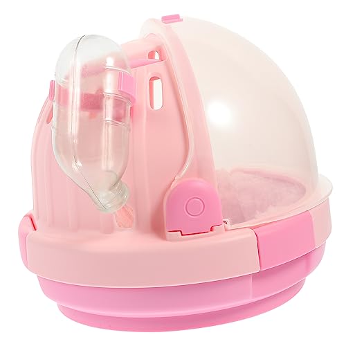 Toyvian Tragbarer Hamster Tragekäfig für Kleintiere Wie Hamster Igel und Zwerghasen und Leicht zu Reinigende Transportbox für Unterwegs Weichem Polster für Ausflüge mit Ihrem Haustier von Toyvian
