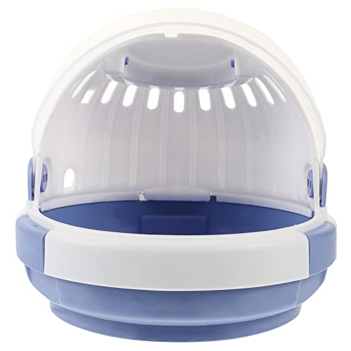 Toyvian Tragbarer Hamsterkäfig Klein Leicht mit Trinkflasche Outdoor Transportbox für Kleintiere Handlicher Haustierkäfig Wandern Reisen Fahrradfahren und Ausflügen von Toyvian