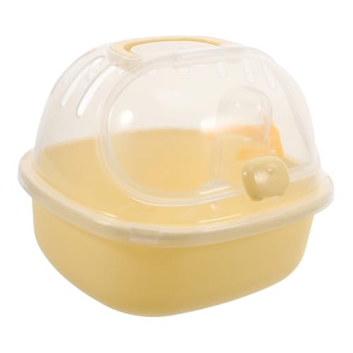 Toyvian Tragbarer Hamsterkäfig aus Material Reiseträger für Kleine Haustiere für Ausflüge Camping und Reisen Atmungsaktiv und Sicher für Hamster und Mäuse von Toyvian