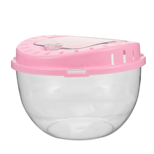 Toyvian Tragbarer Hamsterkäfig für Reisen Hamster Transportbox aus Robustem für Kleine Haustiere Wie Mäuse Frettchen und Igel Leicht und Einfach zu Reinigen von Toyvian