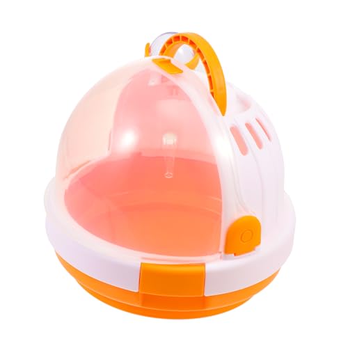 Toyvian Tragbarer Hamsterträger Leichter Hamsterkäfig für Reisen für Chinchillas Rennmäuse und Kleine Haustiere mit Komfortablem Design für Outdoor Nutzung von Toyvian