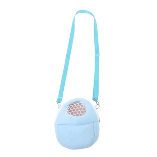 Toyvian Tragetasche für Hamster und Kleine Tiere Atmungsaktive Reisetasche mit Verstellbarem Schultergurt Geeignet für Chinchillas Ratten und Squirrels Multifunktional als Nest oder von Toyvian