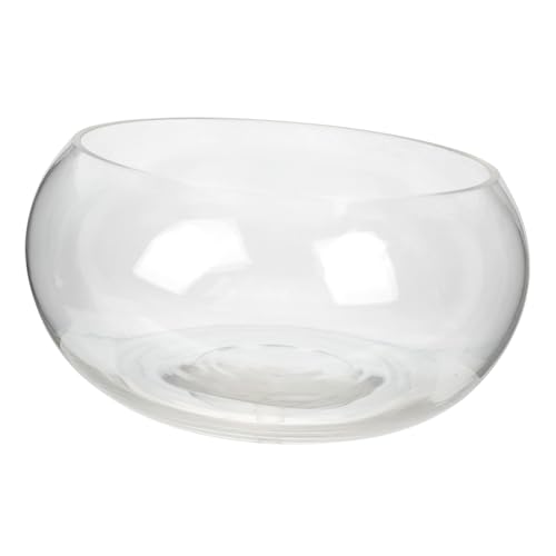Toyvian Transparente Runde Fischschale für Goldfische und Hydroponik Vielseitiger Tisch Aquarium Behälter für Zuhause und Büro Dekoratives Aquarium für Fische Pflanzen und Deko Toyvian Transparente Runde Fischschale für Goldfische und Hydroponik Vielseitiger Tisch Aquarium Behälter für Zuhause und Büro Dekoratives Aquarium für Fische Pflanzen und Deko von Toyvian