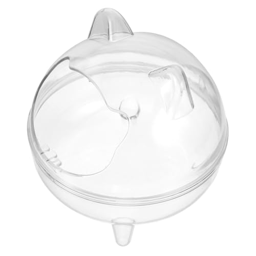 Toyvian Transparente Sandbadewanne für Hamster und Rennmäuse Geruchsneutrale Kleintier Toilette mit Tiefem Boden Bruchsicher und Hautfreundlich für Kleines Haustierbadezimmer von Toyvian