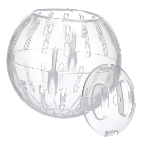 Toyvian Transparenter Hamster Gymnastikball Kleiner Haustier Übungsball für Hamster Abnehmbares Design zu Reinigen mit Belüftung für Sichere Luftzirkulation Toyvian Transparenter Hamster Gymnastikball Kleiner Haustier Übungsball für Hamster Abnehmbares Design zu Reinigen mit Belüftung für Sichere Luftzirkulation von Toyvian