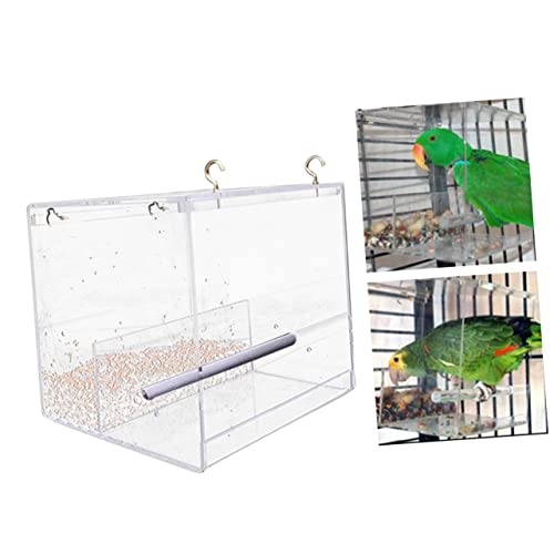 Toyvian Transparenter Vogel Futterspender mit Saugnapf Große Futterstation aus Dickem Extra Tiefes Futtertablett mit Trennwand Wetterbeständig Leicht zu Reinigen für Wildvögel im Garten Toyvian Transparenter Vogel Futterspender mit Saugnapf Große Futterstation aus Dickem Extra Tiefes Futtertablett mit Trennwand Wetterbeständig Leicht zu Reinigen für Wildvögel im Garten von Toyvian