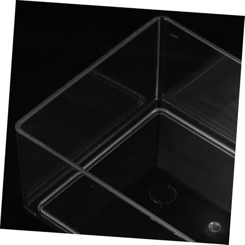 Toyvian Transparentes Kleintier badbecken aus Robustem Kunststoff Hamster Sandbadbehälter mit Glatten Kanten für Sichere Nutzung Multifunktional als Sandbad oder Toilette für von Toyvian