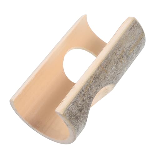 Toyvian Tunnel für Hamster und Kleine Nager Robustes Versteck mit Baumhöhlen Design Langlebiges Käfig Zubehör für Mäuse Meerschweinchen und Ratten Leichter Spieltunnel für Käfigspaß von Toyvian