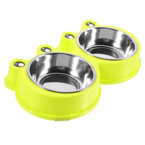 Toyvian Umkippsicherer Katzen und Hundedoppelnapf aus Hochwertigem Material und Langlebig Langsames Fressen Fördernd rutschfest für Welpen und Kätzchen Sichere Fütterung Toyvian Umkippsicherer Katzen und Hundedoppelnapf aus Hochwertigem Material und Langlebig Langsames Fressen Fördernd rutschfest für Welpen und Kätzchen Sichere Fütterung von Toyvian