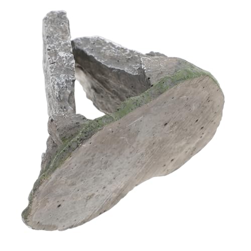 Toyvian Versteckloch Für Reptilien Aquariumdekorationen Aquariumhöhle Zubehör Für Geckobecken Reptilien Versteck Tankdekor Für Spinnen Reptilienhöhle Zubehör Für Reptilien Harz von Toyvian