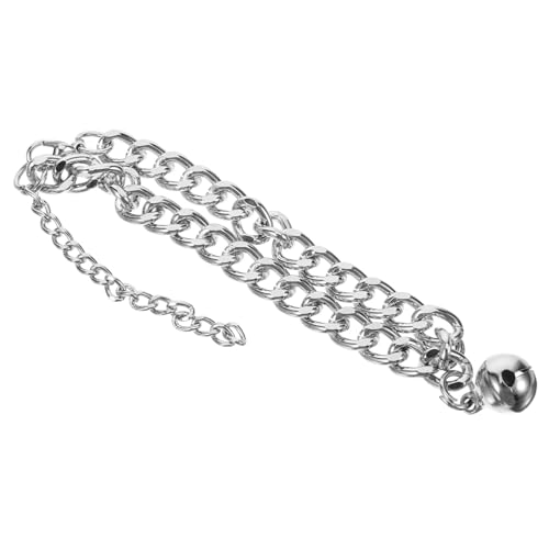 Toyvian Verstellbares Haustierhalsband Aus Aluminiumlegierung Mit Glocke Dekoratives Hundehalsband Für Katzen Und Kleine Und Langlebig Stilvoller Look von Toyvian