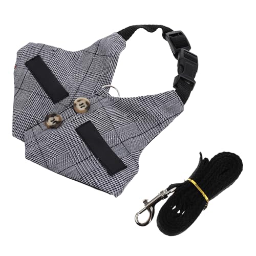 Toyvian Verstellbares Kaninchenweste Geschirr Set mit Leine Atmungsaktiv Leicht und Strapazierfähig für Kaninchen und Katzen Stilvolle Anzugoptik für Outdoor Spaziergänge und Tägliche Toyvian Verstellbares Kaninchenweste Geschirr Set mit Leine Atmungsaktiv Leicht und Strapazierfähig für Kaninchen und Katzen Stilvolle Anzugoptik für Outdoor Spaziergänge und Tägliche von Toyvian