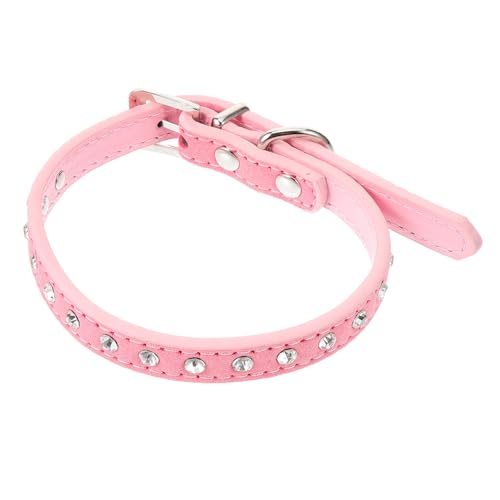 Toyvian Verstellbares PU Haustierhalsband für Katzen S Rosa mit Funkelnden Strasssteinen für Welpen und Besondere Anlässe Toyvian Verstellbares PU Haustierhalsband für Katzen S Rosa mit Funkelnden Strasssteinen für Welpen und Besondere Anlässe von Toyvian