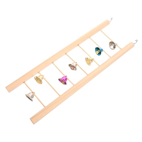 Toyvian Vogel und Hamster Kletterleiter aus Naturholz Stufig Haustier für Papageien Wellensittiche und Kleine Nager Fördert Bewegung und Geistige Aktivität im Käfig Toyvian Vogel und Hamster Kletterleiter aus Naturholz Stufig Haustier für Papageien Wellensittiche und Kleine Nager Fördert Bewegung und Geistige Aktivität im Käfig von Toyvian