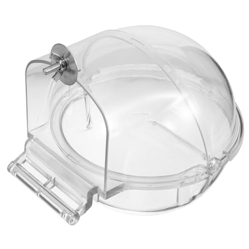 Toyvian Vogelbadewanne für Käfige Transparente Badewanne aus Robustem für von Sittichen und Papageien Sicher und Langlebig für Wasser oder Sandbäder Geeignet von Toyvian