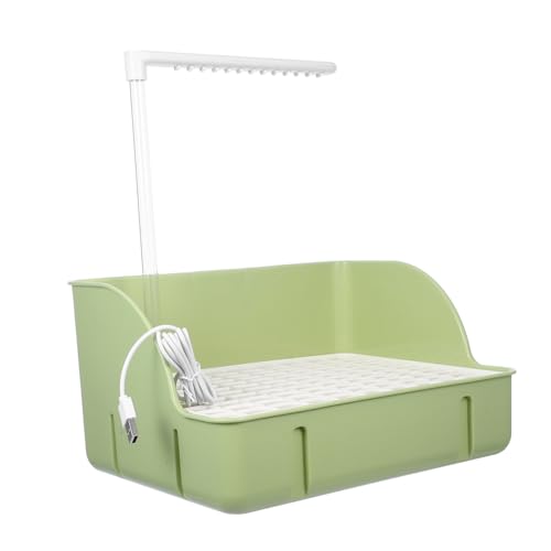 Toyvian Vogelbadewanne mit Automatischem Duschkopf und Zirkulierendem Wasser für Papageien Platzsparendes Haustier Badespielzeug für Innenräume für Kleine Räume und Einfache von Toyvian