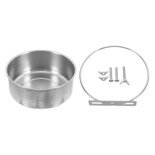 Toyvian Vogelnapf Mit Halterung Für Käfige Praktische Futter Und Wasserschale Für Papageien Wellensittiche Und Nymphensittiche Hygienisch Robust Und rutschfest Toyvian Vogelnapf Mit Halterung Für Käfige Praktische Futter Und Wasserschale Für Papageien Wellensittiche Und Nymphensittiche Hygienisch Robust Und rutschfest von Toyvian