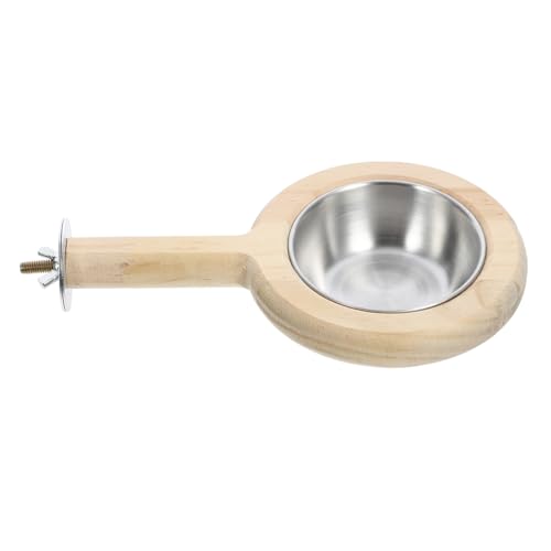 Toyvian Vogelfutternapf mit Holzsitzstange und Metallbefestigung Futter und Wasserschale für Vogelkäfig Einfacher Einbau Leicht zu Reinigen Geeignet für Papageien und Kleintiere Toyvian Vogelfutternapf mit Holzsitzstange und Metallbefestigung Futter und Wasserschale für Vogelkäfig Einfacher Einbau Leicht zu Reinigen Geeignet für Papageien und Kleintiere von Toyvian