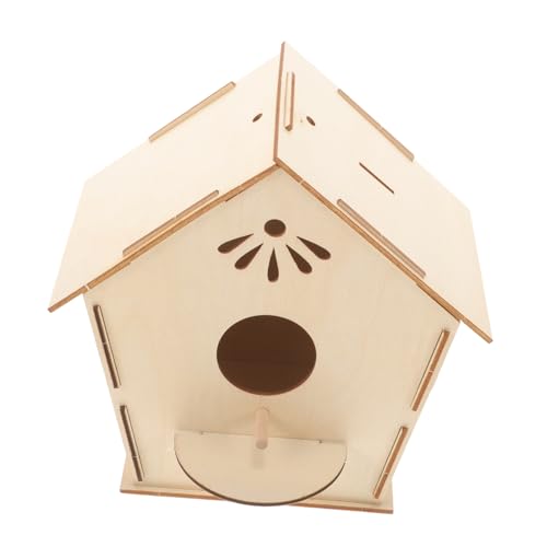 Toyvian Vogelhaus Bausatz aus Holz für DIY Bastelset Bemalen und Gestalten Eines Natürlichen Vogelhauses für Kreative Bastelprojekte und Gartenaktivitäten Toyvian Vogelhaus Bausatz aus Holz für DIY Bastelset Bemalen und Gestalten Eines Natürlichen Vogelhauses für Kreative Bastelprojekte und Gartenaktivitäten von Toyvian