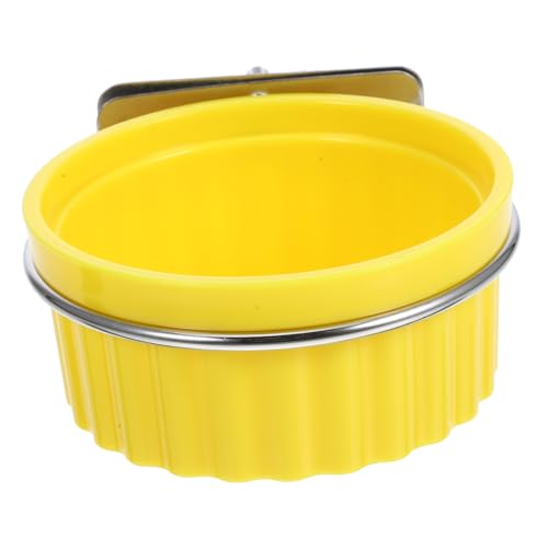 Toyvian Vogelkäfig Futternapf aus Abs Auslaufsicherer Futter und Wassernapf Einsetzbar für Papageien Nymphensittiche und Sittiche Einfache und Vogelfutterzubehör von Toyvian