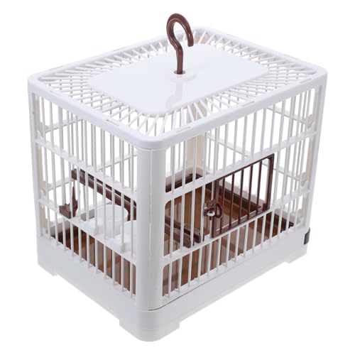 Toyvian Vogelkäfig mit Ständer Papageienträger Reisekäfig für Sittiche Vogelkäfigwagen der Vogelkäfig Kleiner Vogel Reisekäfig großer Papageienkäfig Reiseträger für Vögel Abs Kaffee Toyvian Vogelkäfig mit Ständer Papageienträger Reisekäfig für Sittiche Vogelkäfigwagen der Vogelkäfig Kleiner Vogel Reisekäfig großer Papageienkäfig Reiseträger für Vögel Abs Kaffee von Toyvian