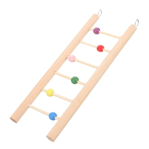 Toyvian Vogelleiter aus Holz Vogel Trainingsleiter für Sittiche Kletterleiter Spielzeug für Kleine und Mittelgroße Vögel Installieren Papageien Kletterspielzeug Toyvian Vogelleiter aus Holz Vogel Trainingsleiter für Sittiche Kletterleiter Spielzeug für Kleine und Mittelgroße Vögel Installieren Papageien Kletterspielzeug von Toyvian