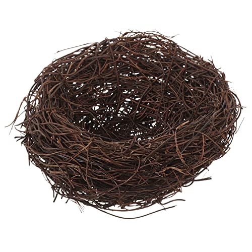 Toyvian Vogelnest aus Rattan simuliertes Vogelnest Spatz Garten vogelnest im Freien Rattan-Nest vogelhaus Dekorationen für Vogelnester Nestornamente Vogelnest-Ornamente Toyvian Vogelnest aus Rattan simuliertes Vogelnest Spatz Garten vogelnest im Freien Rattan-Nest vogelhaus Dekorationen für Vogelnester Nestornamente Vogelnest-Ornamente von Toyvian