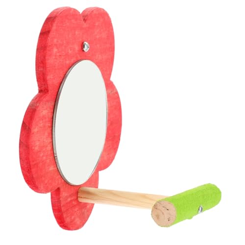 Toyvian Vogelspielzeug Papageienspiegel mit Holzsitzstange Stressabbau und Kognitives Training für Kleine Vögel und Hamster Langlebiges Zubehör für Vogelkäfig und Nymphensittiche Toyvian Vogelspielzeug Papageienspiegel mit Holzsitzstange Stressabbau und Kognitives Training für Kleine Vögel und Hamster Langlebiges Zubehör für Vogelkäfig und Nymphensittiche von Toyvian