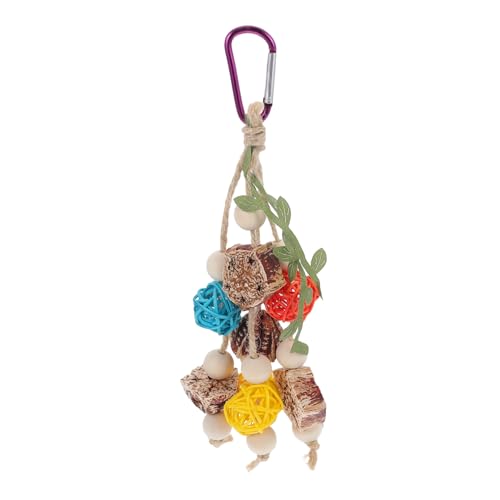 Toyvian Vogelspielzeug aus Holz und Natürlichem Kiefernzapfen Langlebiges Kauspielzeug für Papageien und Wellensittiche Hängendes Käfigspielzeug Dekoration und Ruheplatz für Vögel Toyvian Vogelspielzeug aus Holz und Natürlichem Kiefernzapfen Langlebiges Kauspielzeug für Papageien und Wellensittiche Hängendes Käfigspielzeug Dekoration und Ruheplatz für Vögel von Toyvian
