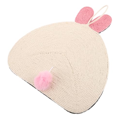 Toyvian Katzenkratzmatte Aus Sisal Zum Aufhängen Schutz Für Couch Und Sofa Kratzbrett Für Katze Mit Wand Und Bodenantage Kratzfläche Gegen Kratzen An Möbeln von Toyvian