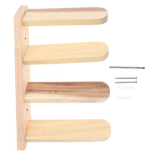 Toyvian Wandmontierte Katzenleiter aus Massivem Holz Kletterregal für Katzen Platzsparend Installieren für Katzen und Kätzchen Toyvian Wandmontierte Katzenleiter aus Massivem Holz Kletterregal für Katzen Platzsparend Installieren für Katzen und Kätzchen von Toyvian