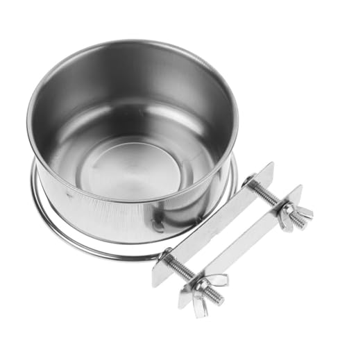 Toyvian Wandmontierter Hundenapf Futternapf Für Hunde Zubehör Für Hundekisten Hängender Hundenapf Papageienfütterung Hundenapf Füttern Hängende Futternäpfe Rostfreier Stahl Silver Toyvian Wandmontierter Hundenapf Futternapf Für Hunde Zubehör Für Hundekisten Hängender Hundenapf Papageienfütterung Hundenapf Füttern Hängende Futternäpfe Rostfreier Stahl Silver von Toyvian