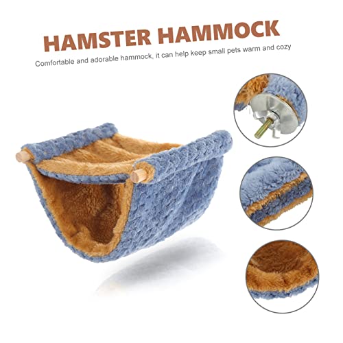 Toyvian Warme Hängematte für Hamster und Meerschweinchen Bequemes Sicheres Kuschelbett Langlebiges Hamsterzubehör Installieren Attraktives Design für Kleine Haustiere Blau Toyvian Warme Hängematte für Hamster und Meerschweinchen Bequemes Sicheres Kuschelbett Langlebiges Hamsterzubehör Installieren Attraktives Design für Kleine Haustiere Blau von Toyvian