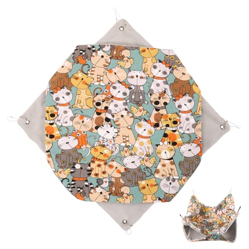 Toyvian Warmer Haustier Hängematte Doppel Etagen Kleintierbett für Meerschweinchen Hamster Frettchen Ratten Kratzfestes Atmungsaktives Kuschelnest für Kleine Haustiere Installieren Toyvian Warmer Haustier Hängematte Doppel Etagen Kleintierbett für Meerschweinchen Hamster Frettchen Ratten Kratzfestes Atmungsaktives Kuschelnest für Kleine Haustiere Installieren von Toyvian