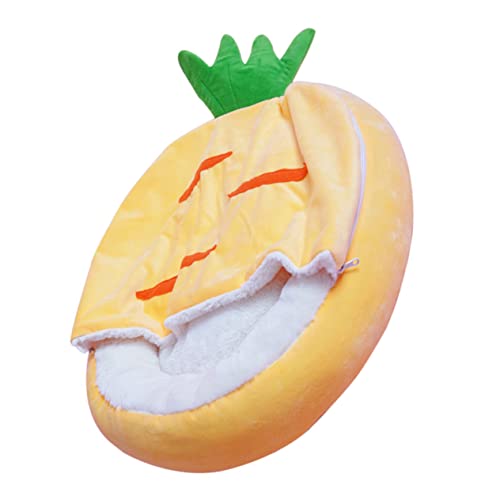 Toyvian Halbgeschlossenes Katzennest Fleece-haustierbett Katzennest-Schlafsack Haustierkissen Katzenkissenbett Zusammenklappbar Für Katzen Und Kleine Haustiere von Toyvian