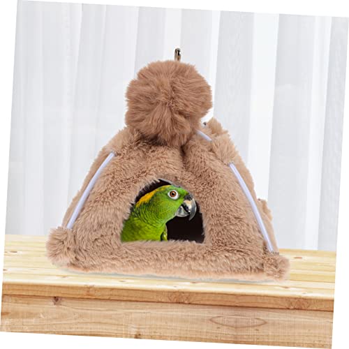 Toyvian Warmes Kleines Vogelnest aus Weichem Plüsch Kuscheliges Schlafhaus für Wellensittiche Kanarienvögel und Kleine Kleintiere Tragbares Vogelversteck und Schlafplatz für Garten und Toyvian Warmes Kleines Vogelnest aus Weichem Plüsch Kuscheliges Schlafhaus für Wellensittiche Kanarienvögel und Kleine Kleintiere Tragbares Vogelversteck und Schlafplatz für Garten und von Toyvian