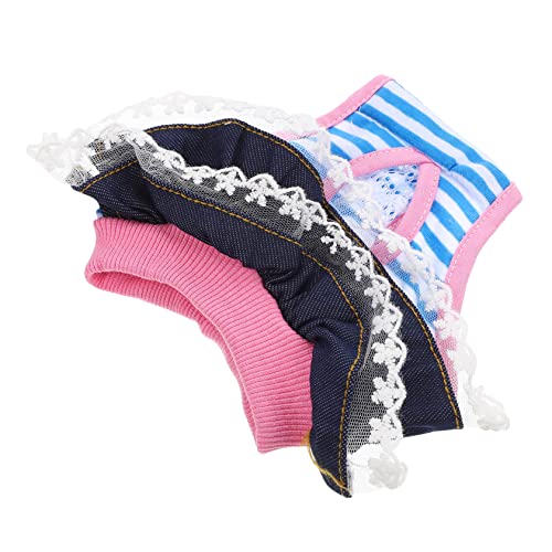 Toyvian Waschbare Hundeperiodenhöschen für Hündinnen Superweiche Umweltfreundliche mit Entzückendem für Menstruation und Inkontinenz Schutz Toyvian Waschbare Hundeperiodenhöschen für Hündinnen Superweiche Umweltfreundliche mit Entzückendem für Menstruation und Inkontinenz Schutz von Toyvian